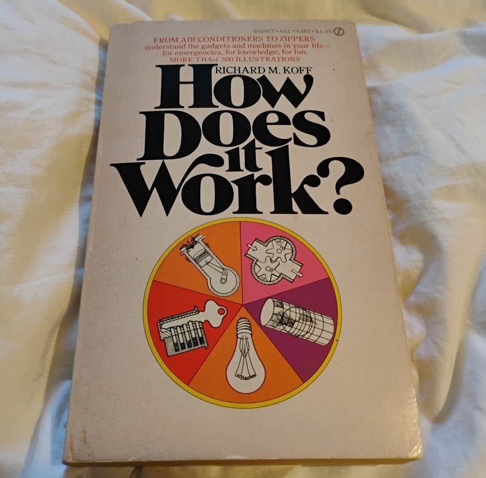 3/$24 How Does It Work? by Richard M. Koff Vintage Paperback Book